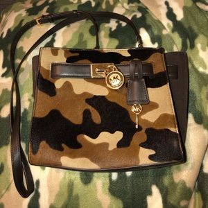 Michael Kors calf hair small cross body